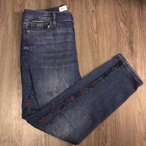 Gap Embroidered Jeans